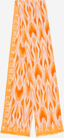 Écharpe COMMA en orange : devant
