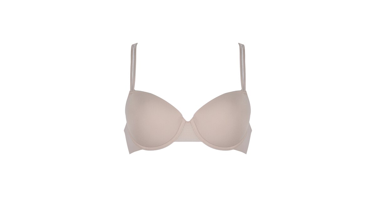 Reggiseno push-up in seta rossa con ricamo a frastaglio nero Reggiseno push-up in seta rossa con ricamo a frastaglio nero