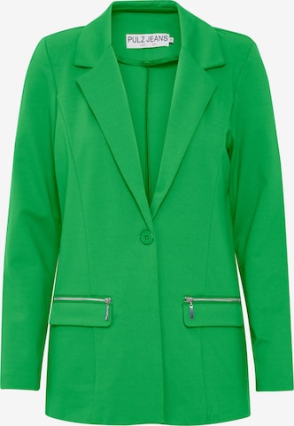 Blazer 'Kira' PULZ Jeans en vert : devant