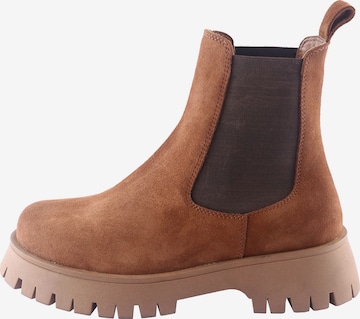 D.MoRo Shoes Chelsea Boots 'Zanglon' in Brown: front