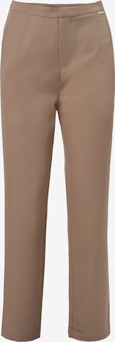 Coupe slim Pantalon Influencer en beige : devant