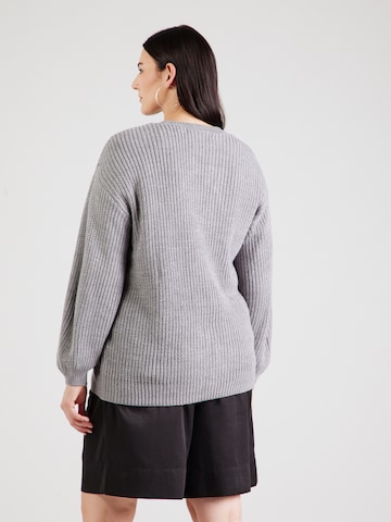 Vero Moda Curve Strickjacke in Grau