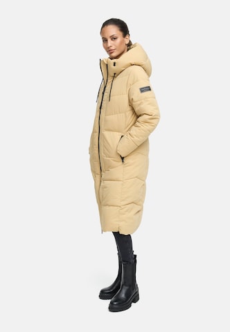 NAVAHOO Vinterkappa 'Schokokuss XIV' i beige