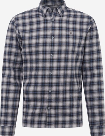 AllSaints Klasický střih Košile 'Linto' – šedá: přední strana