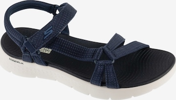 Sandales 'Skechers Go Walk Flex Sandal - Sublime' SKECHERS en bleu : devant