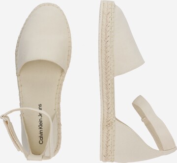 Calvin Klein Jeans Espadryle w kolorze biały