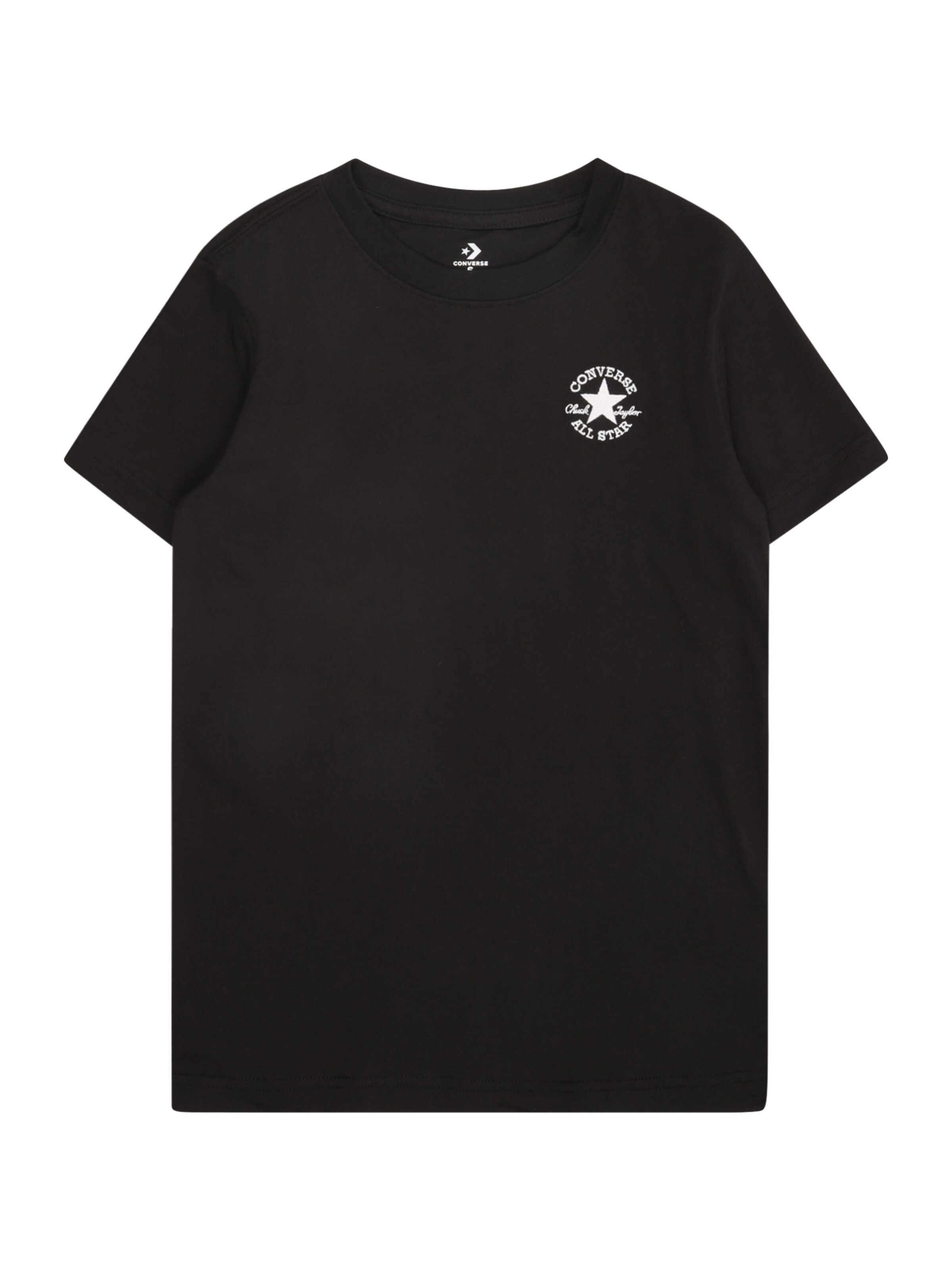 CONVERSE Koszulka w kolorze czarny: przód