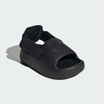 ADIDAS ORIGINALS Åbne sko 'Adilette' i sort