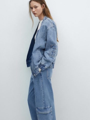 MANGO Between-Season Jacket 'Bombon' in Blue