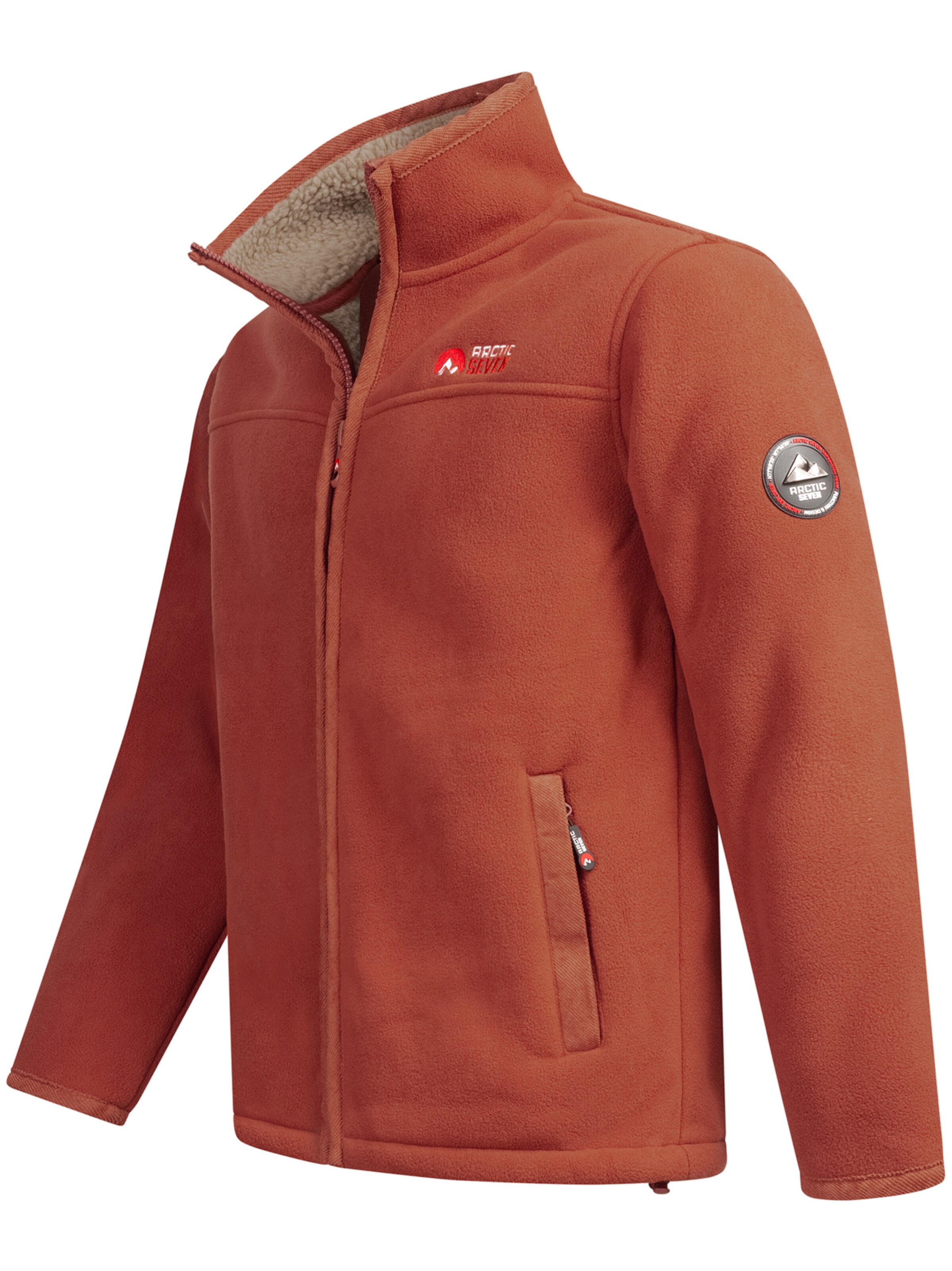 Arctic Seven Athletic fleece jacket 'Zeroo ' in Orange