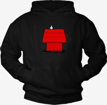 MAKAYA Sweatshirt in Schwarz: Vorderseite