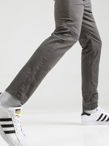 Coupe slim Pantalon 'Osborne' INDICODE JEANS en gris