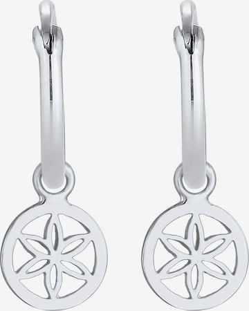 ELLI Ohrringe Blume, Creole, Ornament in Silber