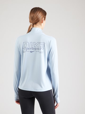 NIKE Athletic Sweatshirt in Blue: front