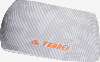 ADIDAS TERREX Bandeau de sport en gris / orange foncé / blanc, Vue avec produit
