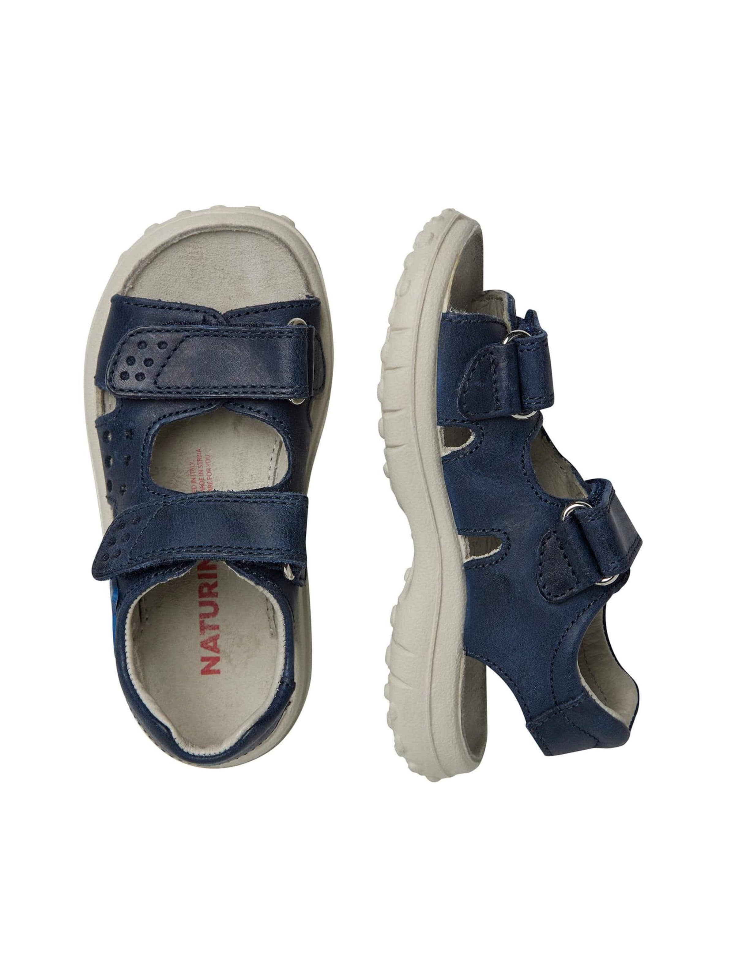 NATURINO Offene Schuhe 'DOCK'‌‌‌‌‌ in Blau