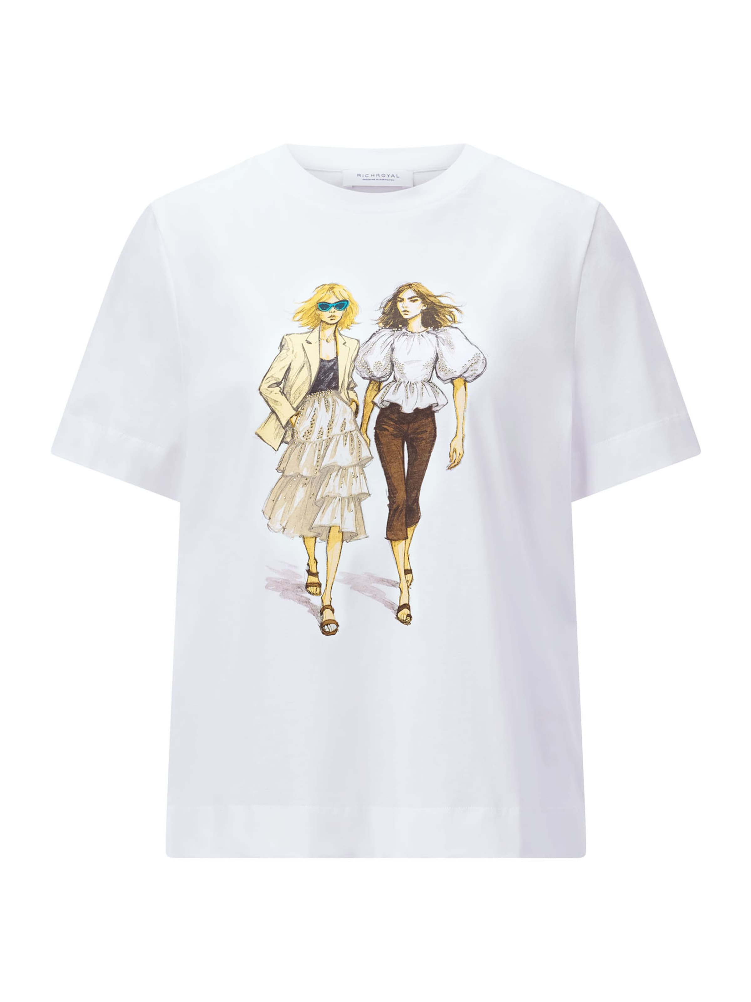 Rich & Royal - Camisa em branco: frente