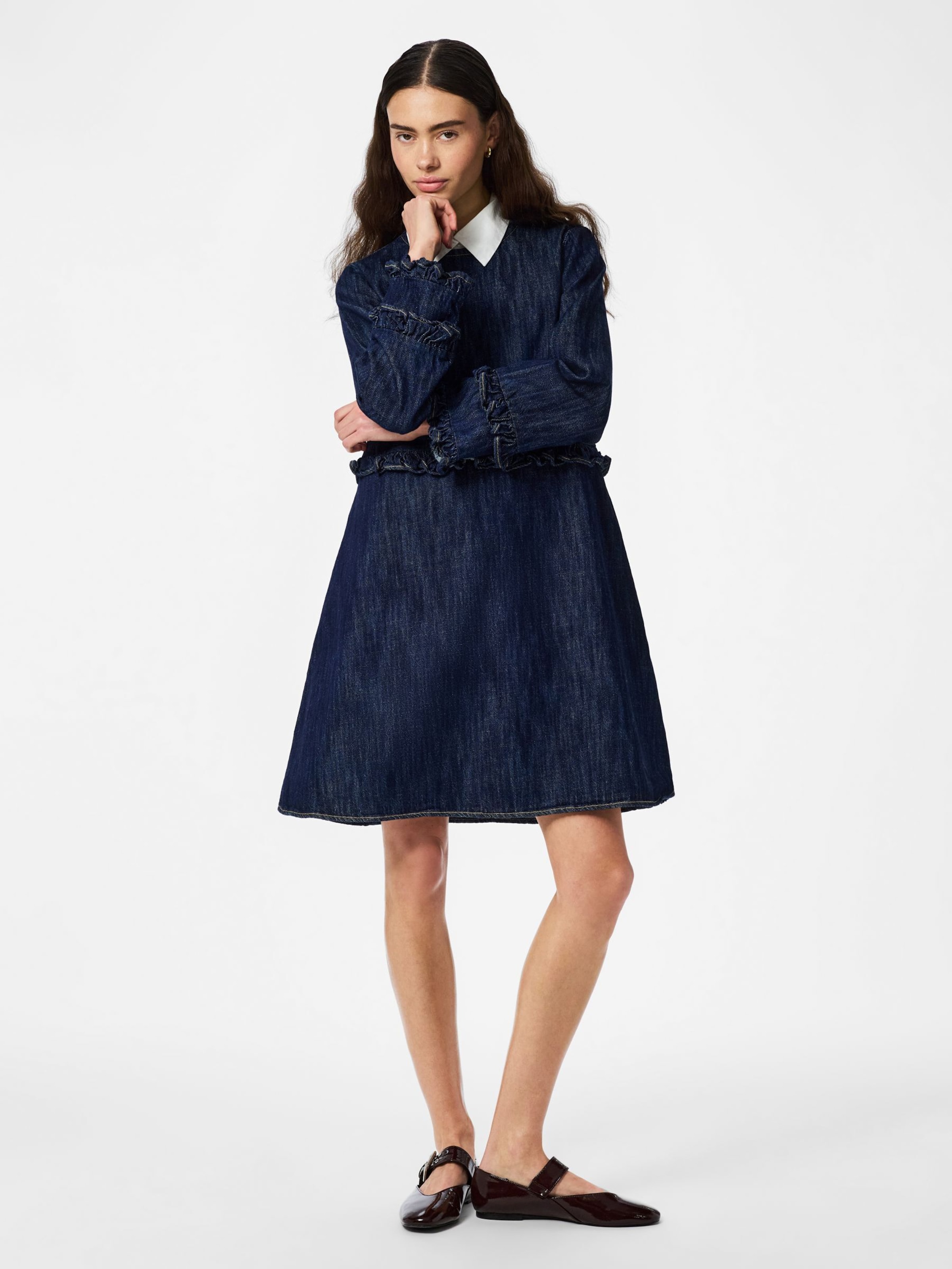 Abito 'PCGeggo' di PIECES in blu: frontale