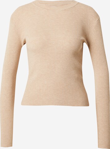 Pullover 'ROA' di NÜMPH in beige: frontale