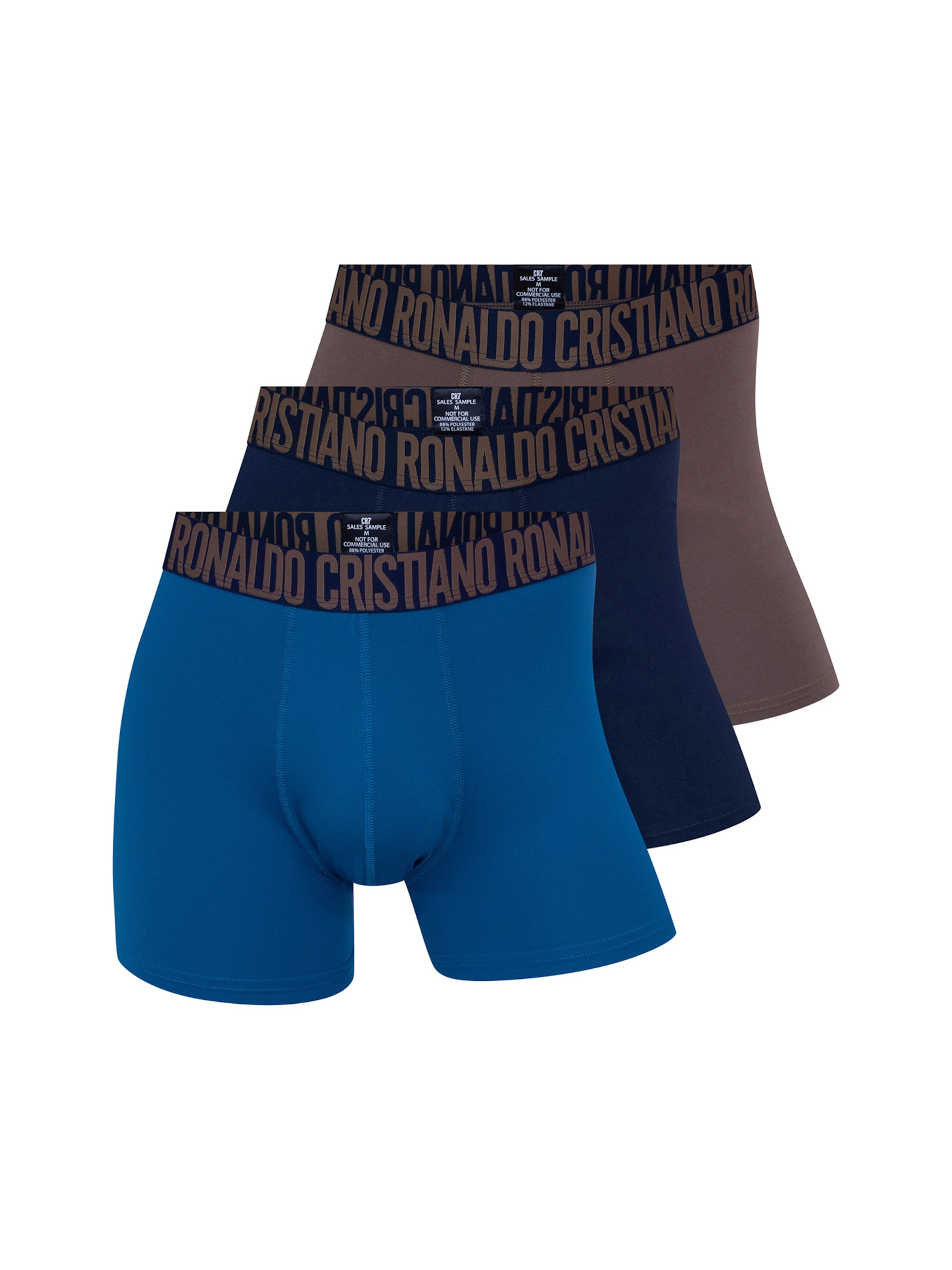 Boxers ' BASIC Microfiber ' CR7 - Cristiano Ronaldo en mélange de couleurs : devant