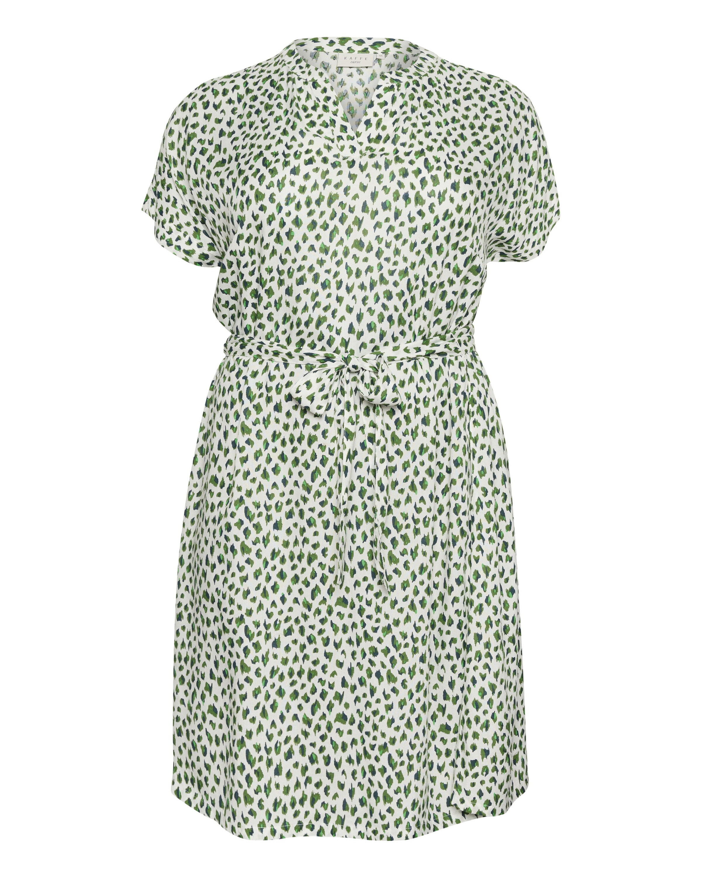 KAFFE CURVE Kleid 'ane' in Weiß: Vorderseite