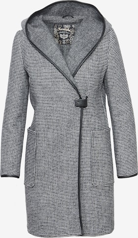 KOROSHI Between-seasons coat in Grey: front