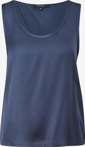 COMMA Top in Blauw: voorkant