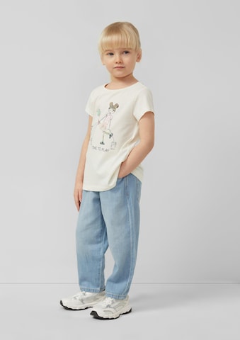 T-Shirt s.Oliver en beige : devant