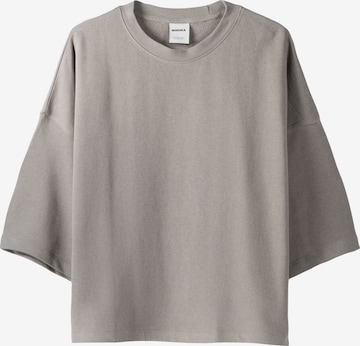 Bershka T-Shirt in Grau: predná strana