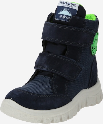 NATURINO Snow boots 'GEMINAE' in Blue: front