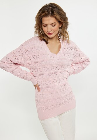 usha FESTIVAL Sweater in Pink: front