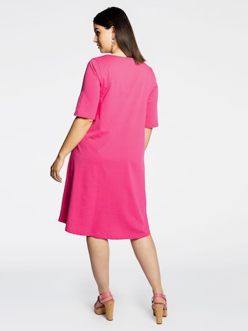 Yoek Dress ' COTTON ' in Pink