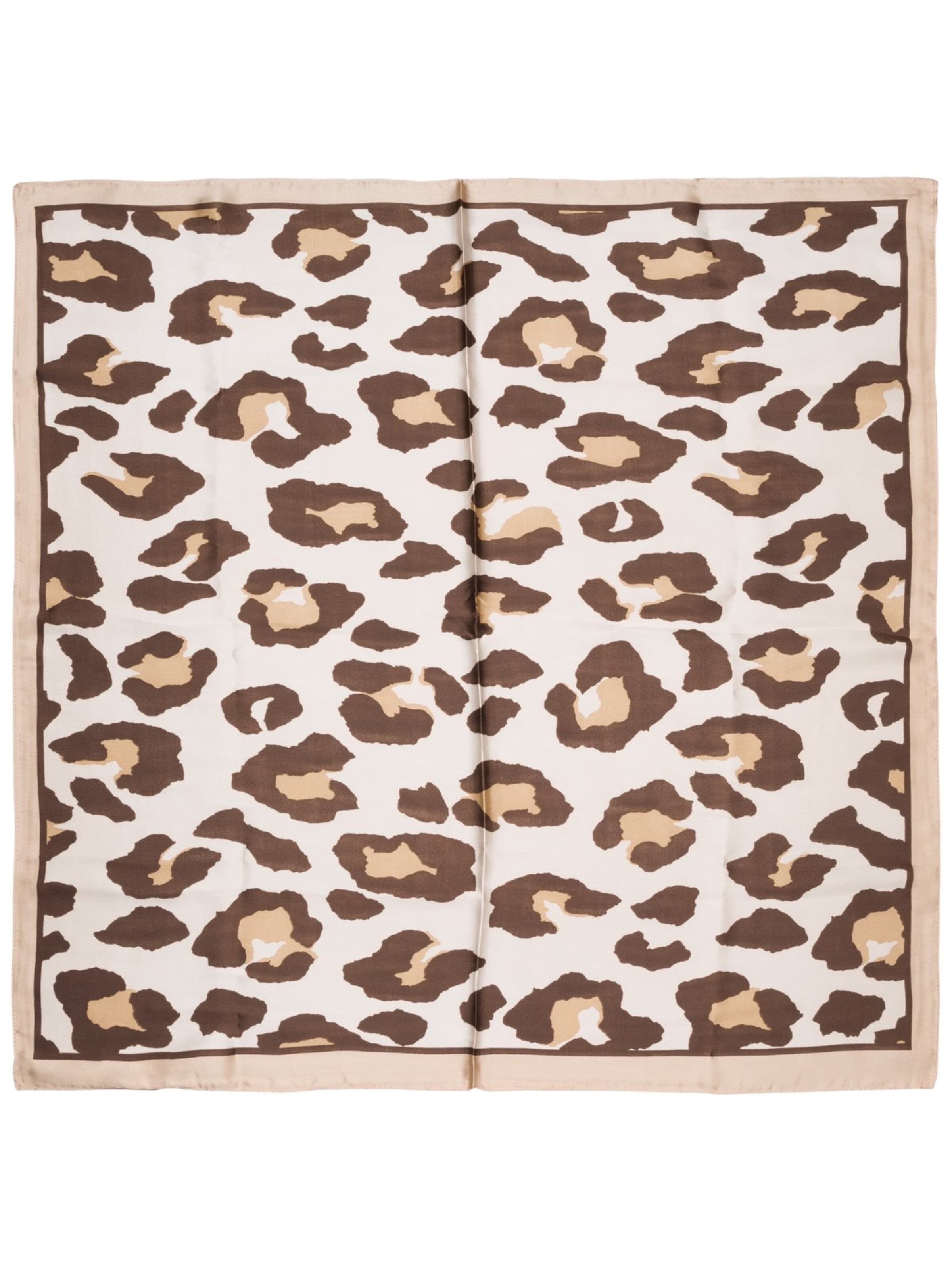 styleBREAKER Tuch 'Halstuch mit Leoparden Muster'‌‌ in Beige