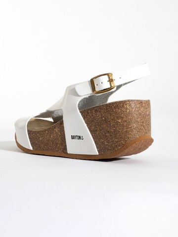 Bayton Strap sandal 'Rea' in White