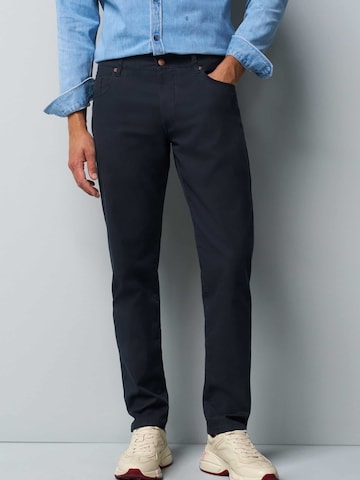 MEYER Slimfit Jeans 'M5' in Blau: predná strana