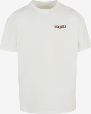 MJ Gonzales T-Shirt 'Sacred Aura x' in Beige: predná strana