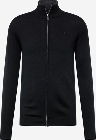 Karl Lagerfeld Knit Cardigan in Black: front
