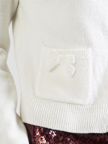 HOLLISTER Knit Cardigan in White