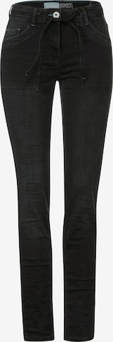 CECIL Slim fit Jeans in Black: front