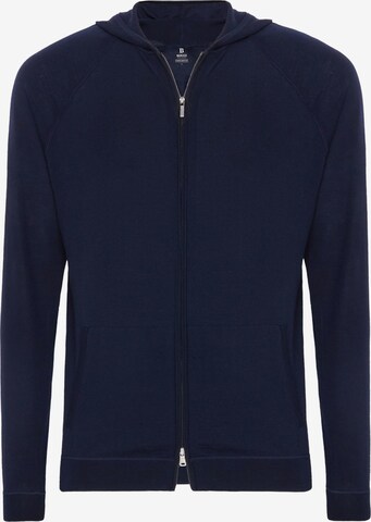 Boggi Milano Knit Cardigan in Blue: front