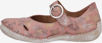 JOSEF SEIBEL Ballet Flats with Strap 'Fergey 80' in Pink: front