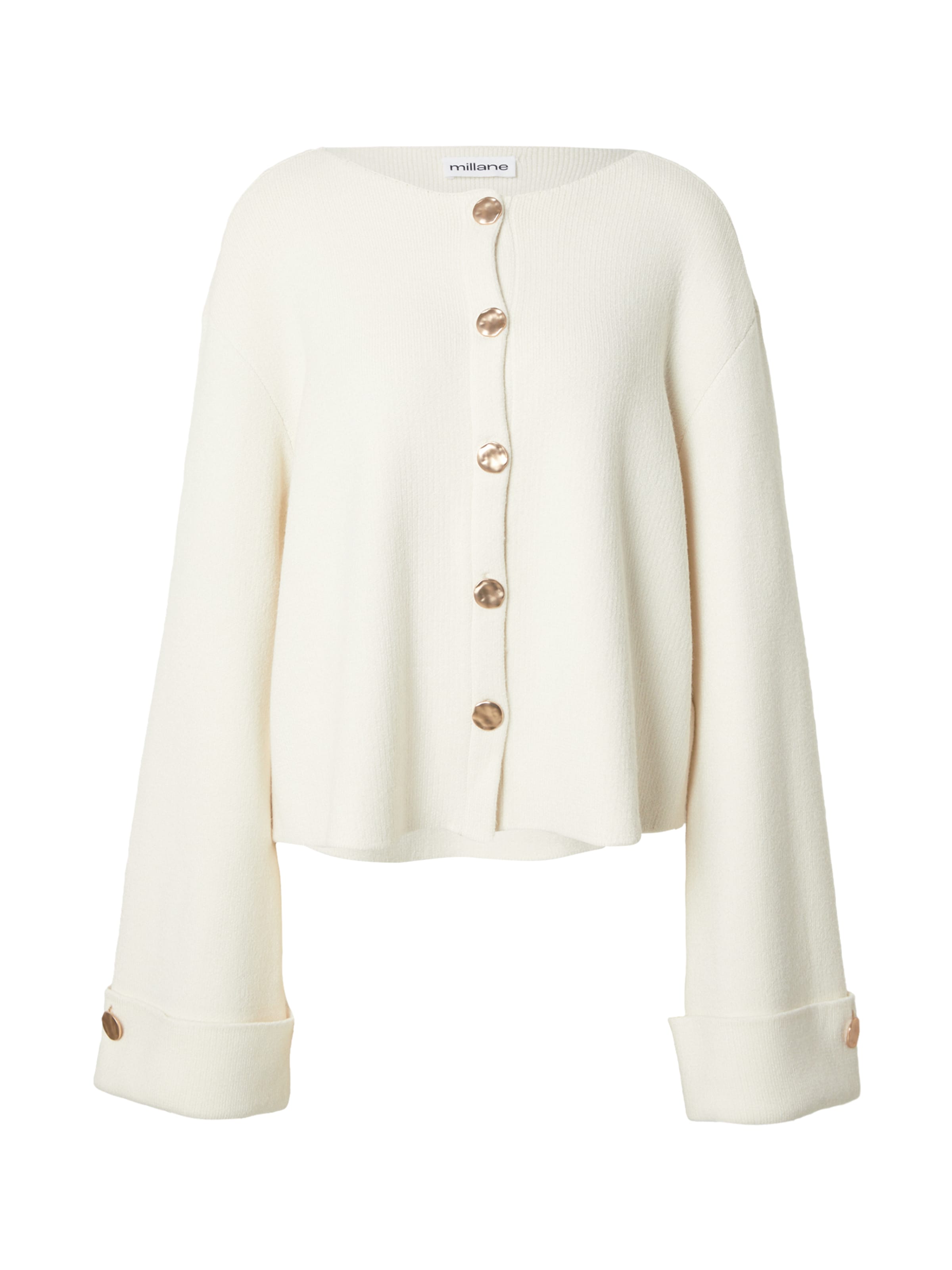 millane Knit cardigan in White: front
