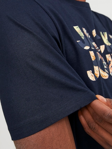JACK & JONES Футболка 'JJEJEFF' в Синий