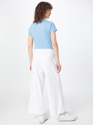 Wide Leg Pantalon Polo Ralph Lauren en blanc