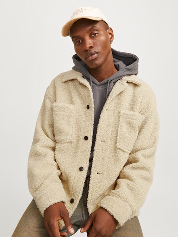 JACK & JONES Overgangsjakke 'JORNewton' i beige