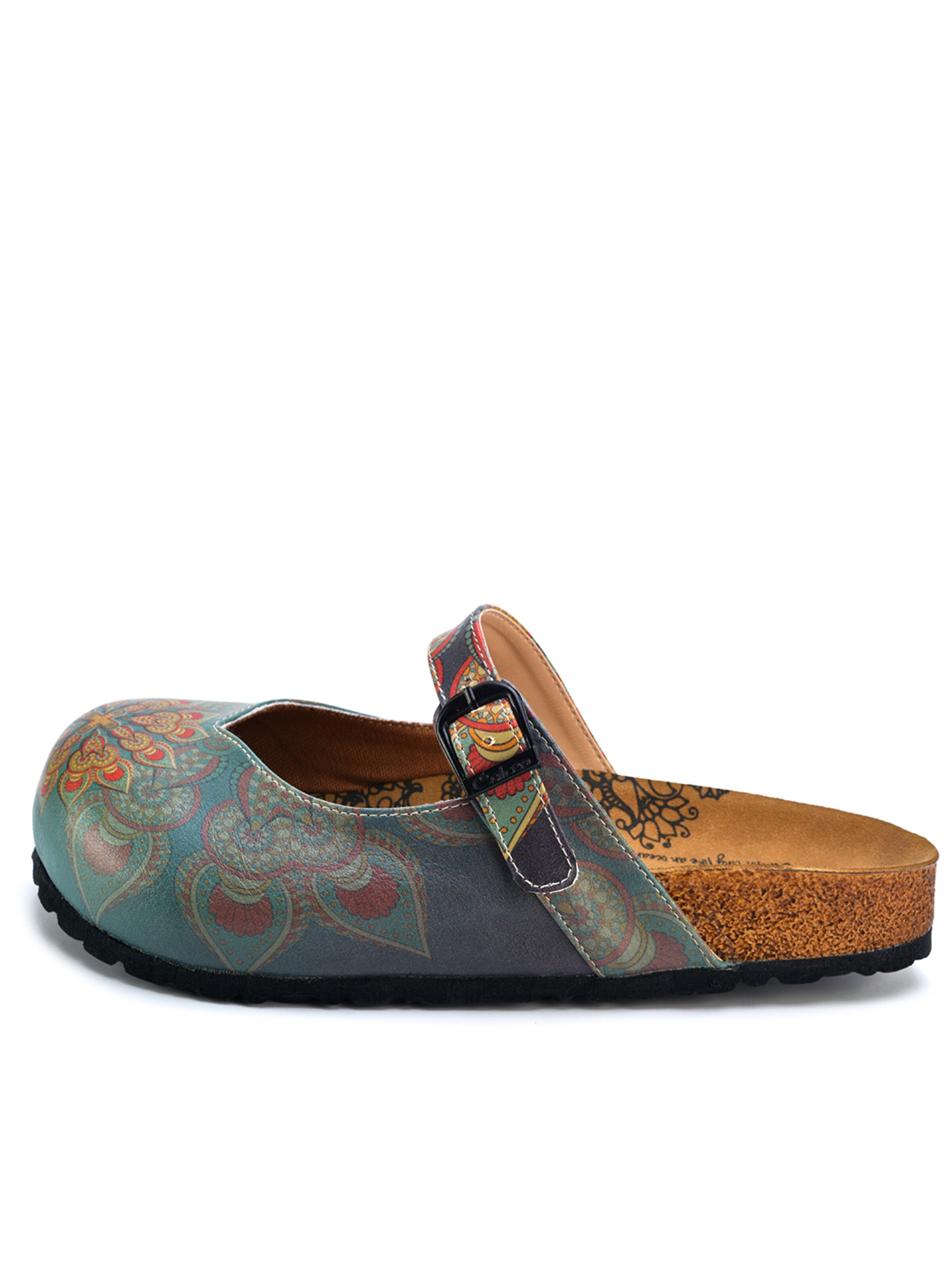 Goby Clogs 'Women shoes Goby-Calceo mules CAL2204' in Blue: front