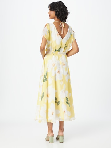 Robe de cocktail SWING en jaune