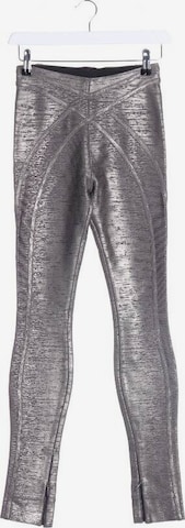 Hervé Léger Pants in XS in Silver: front