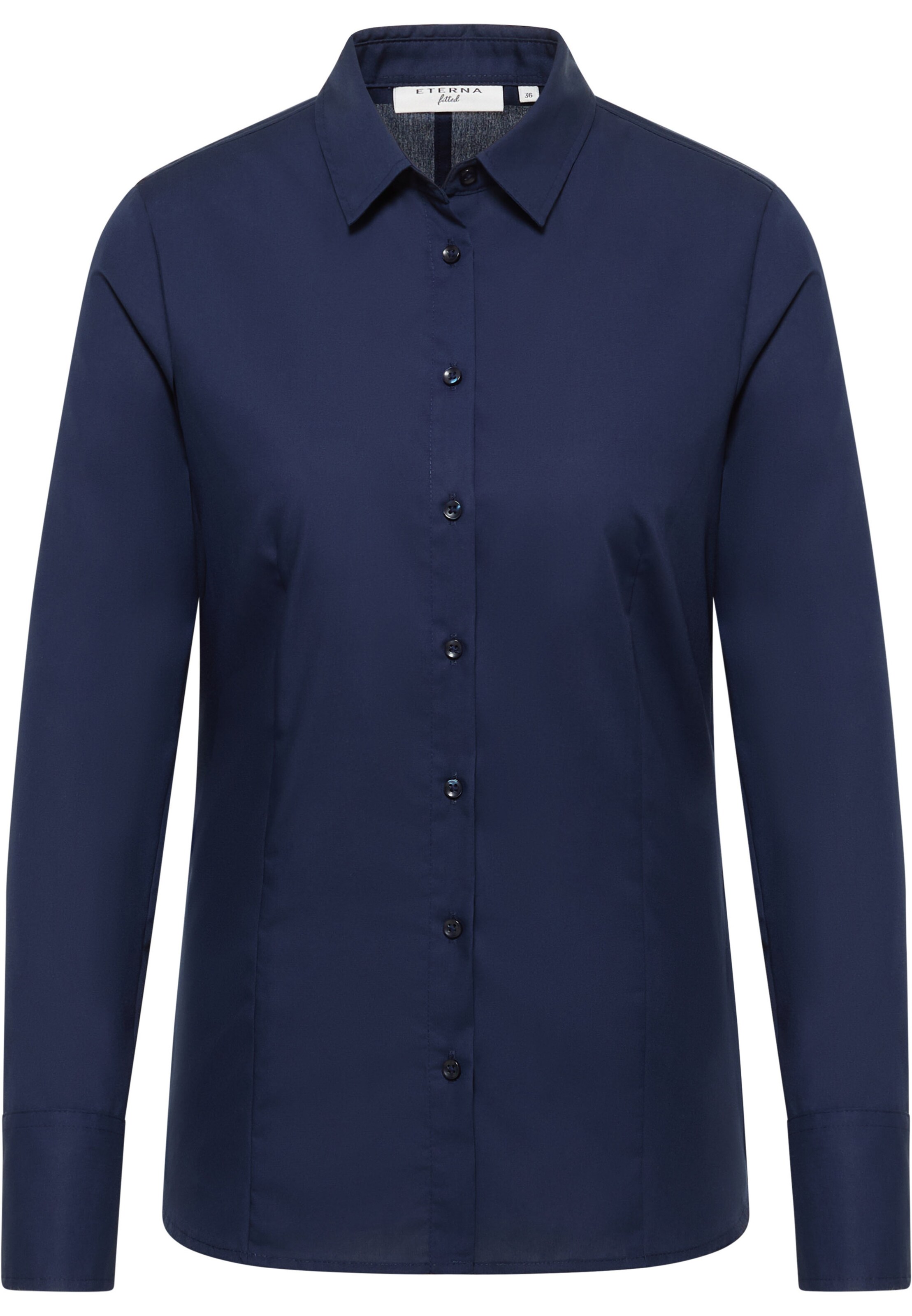 ETERNA Blouse in Blauw: voorkant