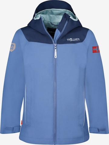 TROLLKIDS Outdoor jacket in Blue: front